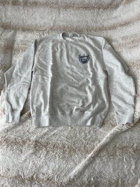 Sporty & Rich Hotel & Spa Crewneck Sweatshirt - Heather Gray Unisex - Size Small